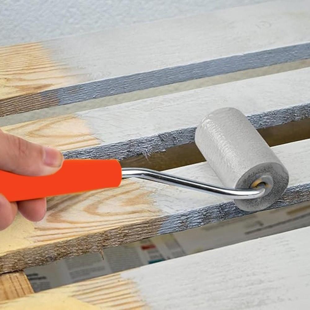 Smooth Paint Roller Set Anti-Drip Wall Painting Tools Foam Roller Brush Kit  for Household