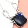 Labradorite Necklace Blue  Natural Beads  Gifted Pendant Cts