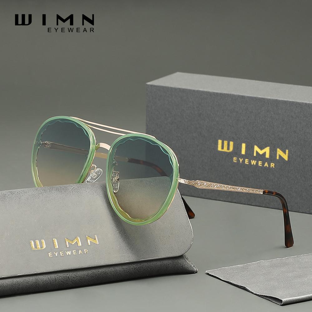 WIMN Lekkie okrągłe okulary przeciwsłoneczne Pełna ochrona UV Polaryzacja