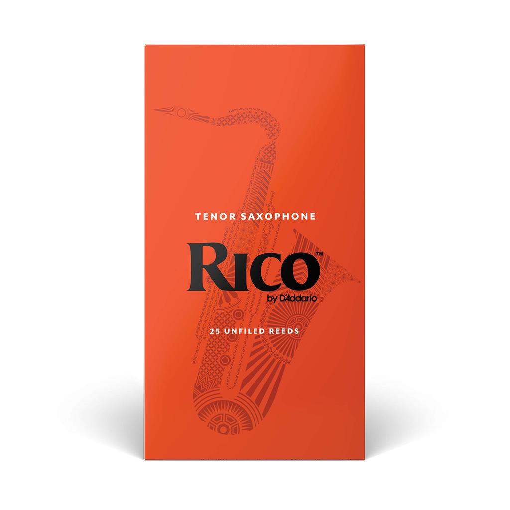 D'Addario WoodWinds RICO RKA2525 Tenor Saxophone Reeds [Hardness: 2.5], 25-Pack