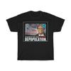 Bill Gates Depopulation with Vaccines Unisex Heavy Cotton Tee