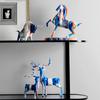 Large Luxury Horse Figurine Modern Creative Home Decor for Living Room TV Cabinet Entryway Elegant Housewarming Gift