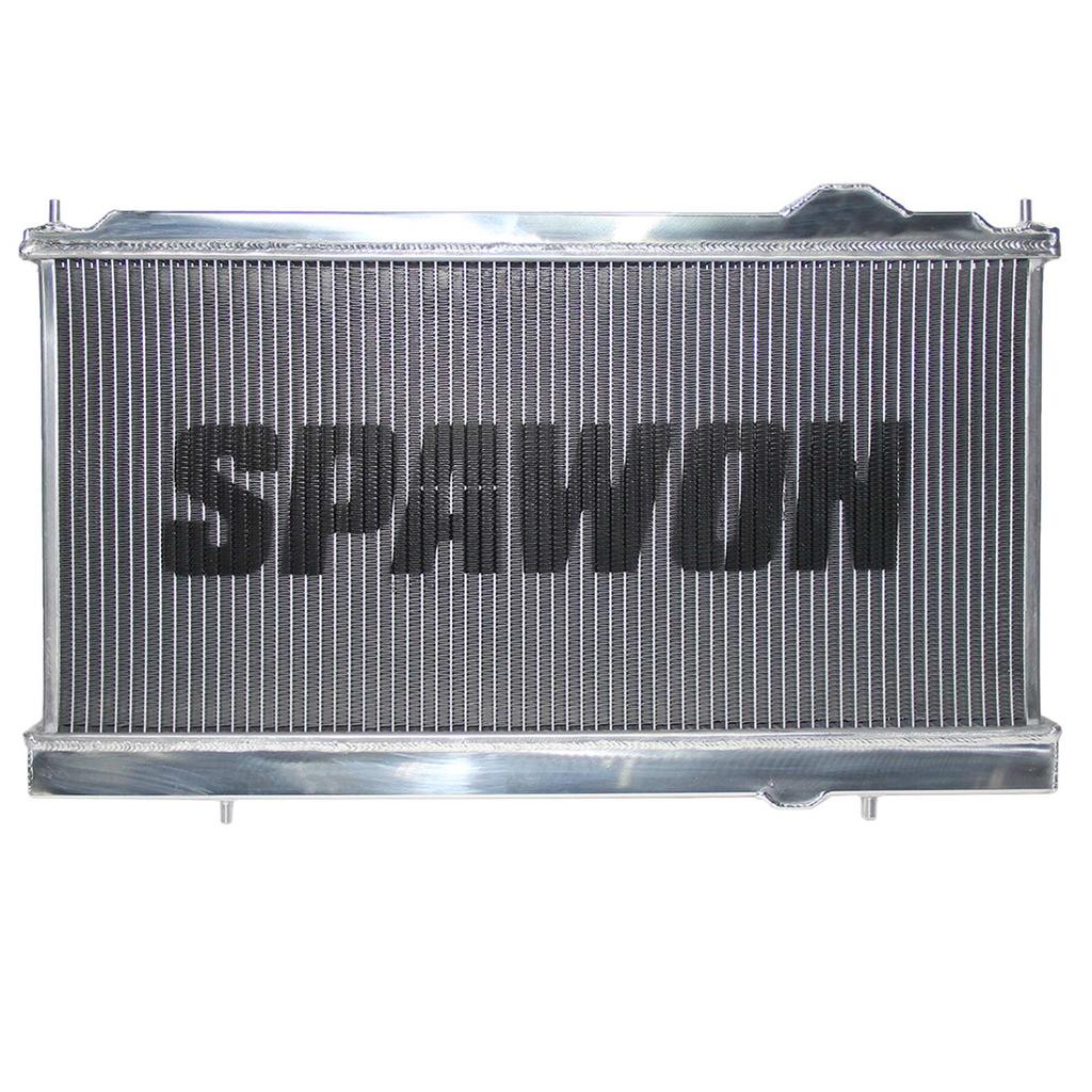 SPAWON Fit Mitsubishi FTO DEA Aluminum Car Radiator Petrol V6 2.0L 6cyl 1994-2001 Automatic & Manual AT MT 2Row 1999 2000 2001