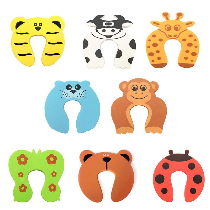 Cartoon Animal EVA Baby Door Stopper - Anti-Pinch Hand Safety Block