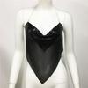 Metallic Leopard Print Crop Top With Sequins For Streetwear Women Fall Edition