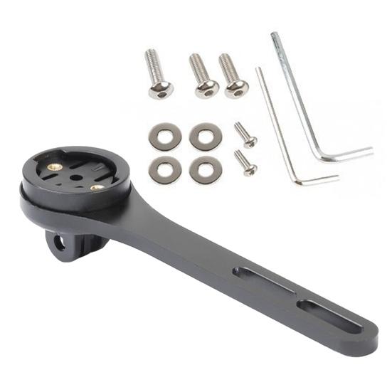 

Комплект удлинительного кронштейна для велосипедного компьютера, нержавеющий универсальный, простая установка, удлиненное крепление для велосипедного компьютера, аксессуары для велосипеда чёрный