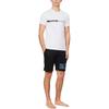 Emporio Armani FW22 Loose Fit Casual Logo Print Crew Neck Short Sleeve T-Shirt Men Tops White 111971-2F525-00010