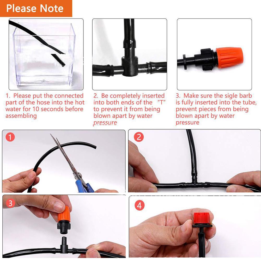 10pcs Atomizing Nozzle Drippers, Adjustable Garden Irrigation Nozzle, Micro Auto  Irrigation System Garden/Roof Cooling Nozzle