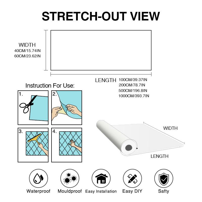 Olejivzdorná, Žáruvzdorná, Vodotěsná Samolepicí Kuchyňská Nástěnná Nálepka s Vzhledem Dřeva