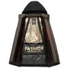 Men Winter Jacket Windproof Warm Thicken Padded Mid Length Coat with Faux Fur Lining Hooded Business Casual Outwear