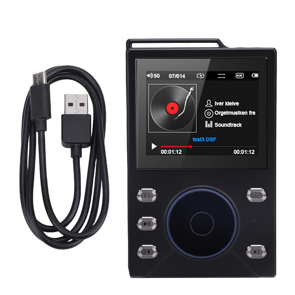 HiFi MP3 Player DSD FLAC Lossless Playback High Resolution Digital Audio Music Player Bluetooth 5.4 Function Up To