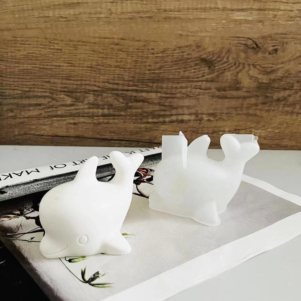 DIY Mould Flexible Decoration Mould Dolphin Mould Non-stick For Art Enthusiasts Home Decoration DIY Craft Projects