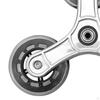 2x Folding Shopping Cart Wheels,Triangle Caster Wheels,Stair Climber Replacement Stair Climbing