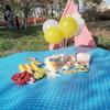 Enlarged Waterproof Outdoor Cartoon Picnic and Camping Mat - Foldable and Moisture-Proof