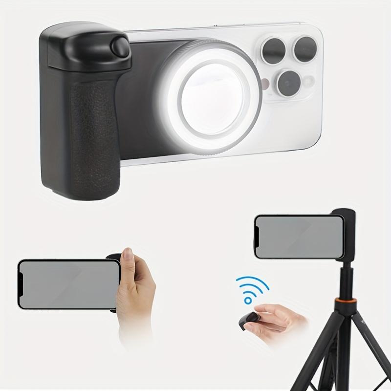 2025 MagSafe Smartphone Camera Shutter Grip Bluetooth Selfie Handle Camera Photo Stabilizer with Fill Light for Iphone Android
