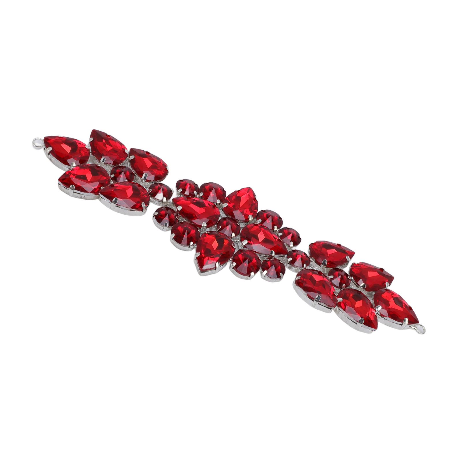 

Rhinestone Strap Decoration Short Chain for Shoe Bag Gown Accessory