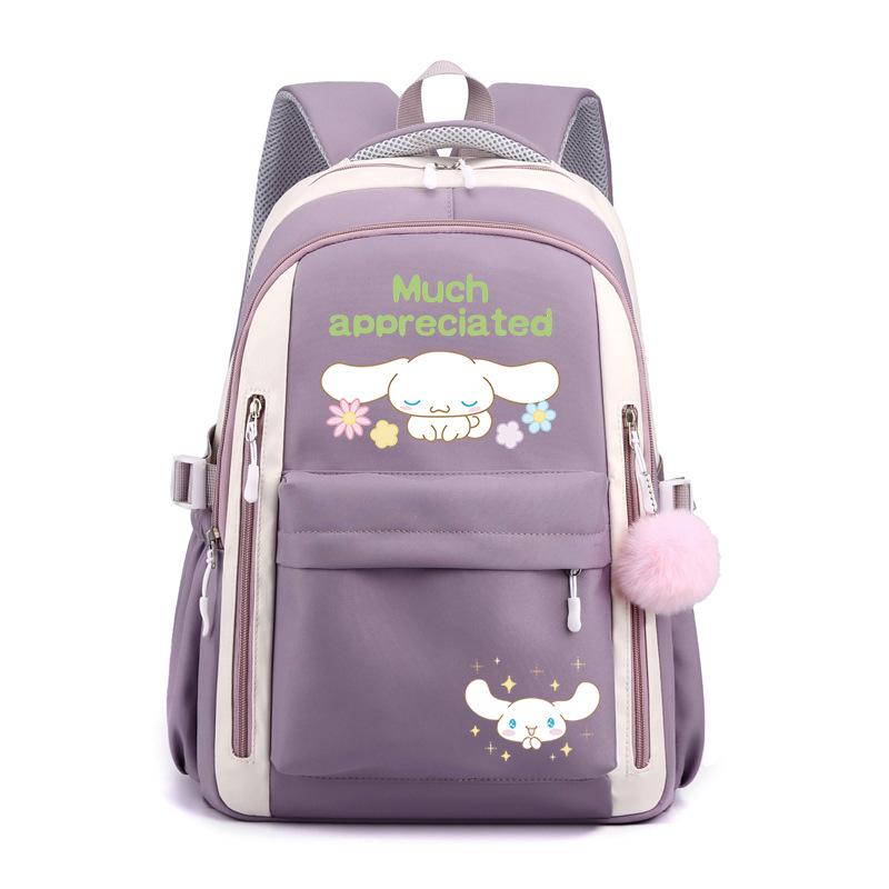 Mignon Xiaoqing Dessin Animé Chiot Périphérique Impression Sac d'École pour Enfants, Sac à Dos de Loisirs pour Élèves du Primaire et du Secondaire