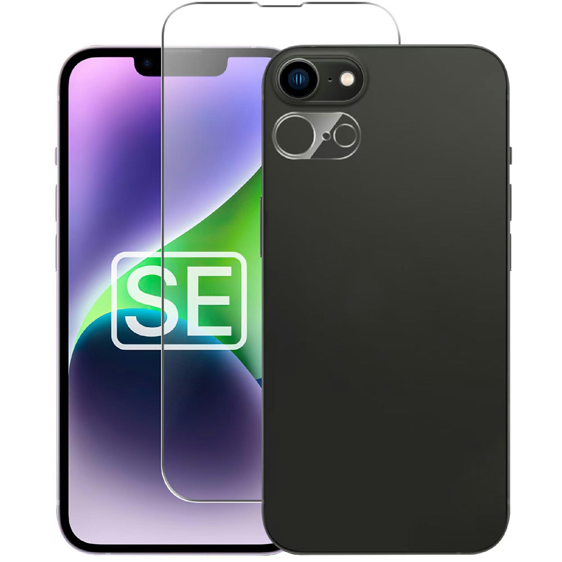 

Для iPhone 16e Прозоре Загартоване Скло Захисна Плівка для Екрану Противибухова Плівка+Захист для Об єктива Камери Type A