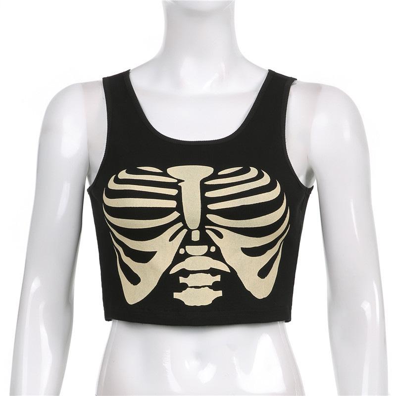 35 Styles Sexy Y2K Lace-up Cropped Camouflage Top - 90s Retro Backless Summer T-shirt for Women