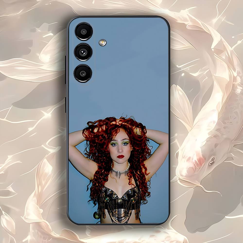 C-Chappell Roan Singer Phone Case For Samsung Galaxy A73,31,32,72,41,53,52,71,22,5G,Note,J7,8,9 Soft Black Cover