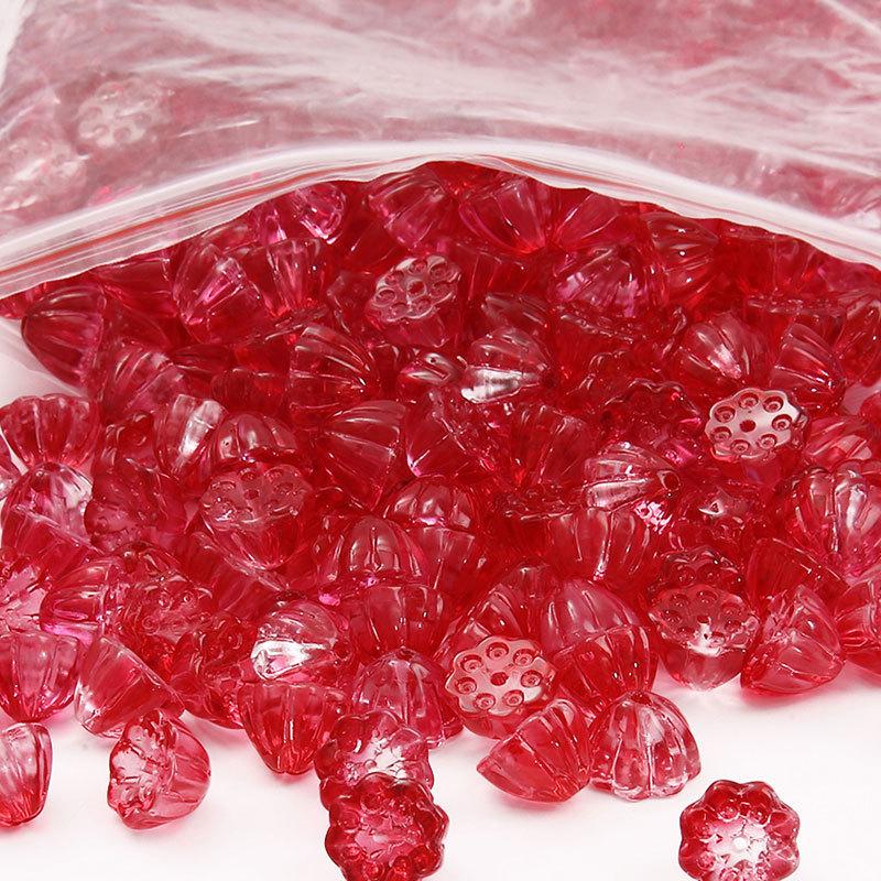10mm Glass Lotus Seedpod Ancient-Style Hairpin for DIY Hanfu Headwear