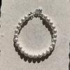 KIETIMOOR White Pearl Bracelet 6mm (Silver925) White Pearl Bracelet Silver