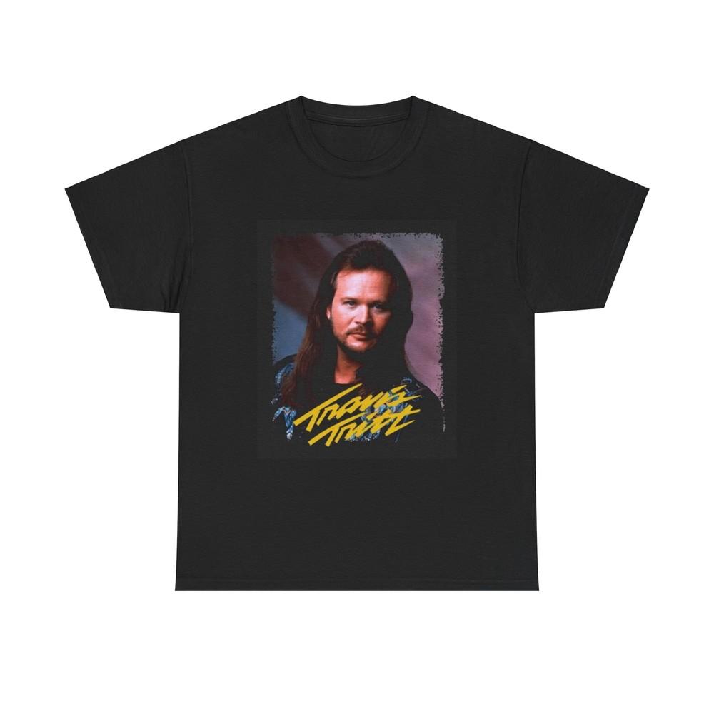 

Travis Tritt Tshirt Retro Country Music Vintage Tour Merch Unisex Heavy Cotton Unisex T-Shirt XL
