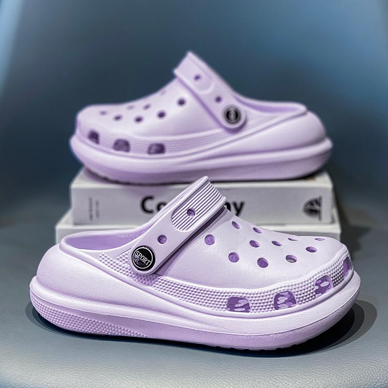 Children's Hole Shoes, Women's Boys, Middle-aged Boys, Platform Sandals, Children's Baotou Soft-soled Beach Cool Slippers, Boys and Girls