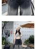 Women's High-Waisted Gradient Washed Wide-Leg Jeans - Slimming and Tall Fit for Spring and Autumn