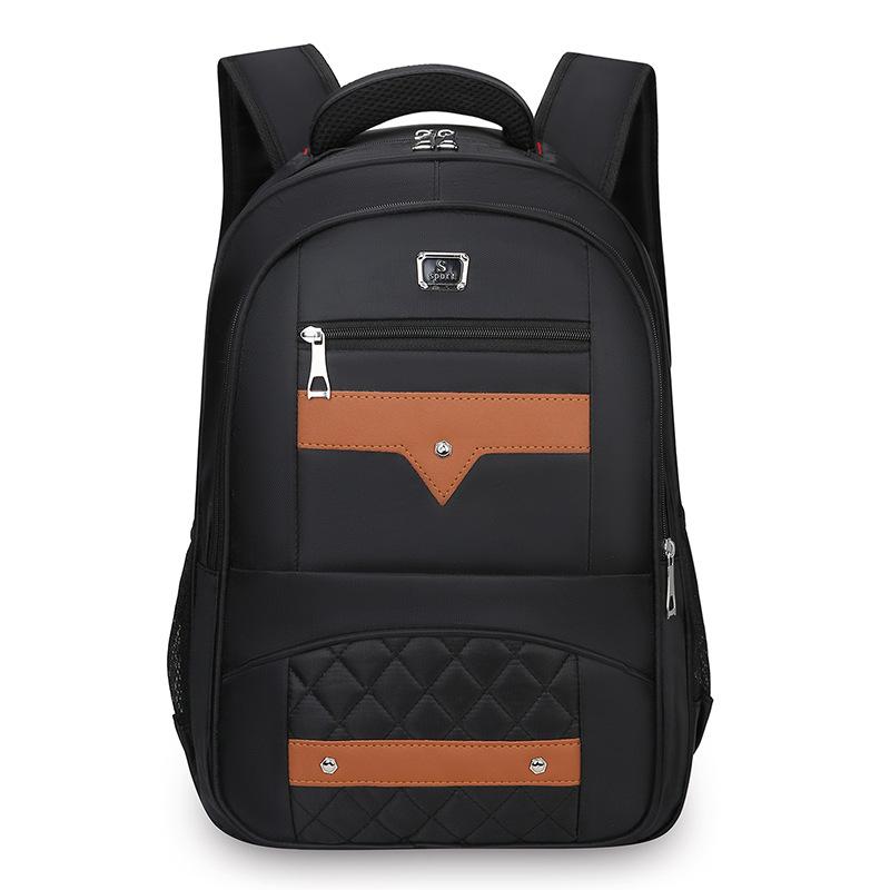 Large Capacity Leisure Travel Backpack Men's College Student Schoolbag Simple Computer Business Fashion Bag