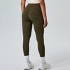New nude quick-drying running fitness pants breathable tight belly sports pants high waist hip yoga pants women
