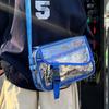 Zipper Crossbody Bag Transparent Tote Handbag Simple Fashion Shoulder Bag  Festivals
