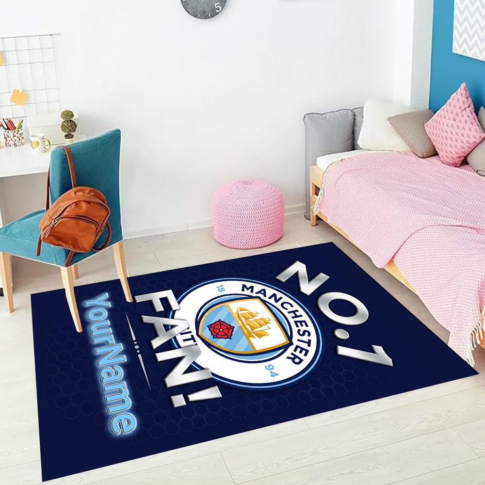 Manchester-stad (19) Personaliseer uw naamkleed, bureaustoelkussen, cadeau voor thuis, slaapkamer, woonkamer.