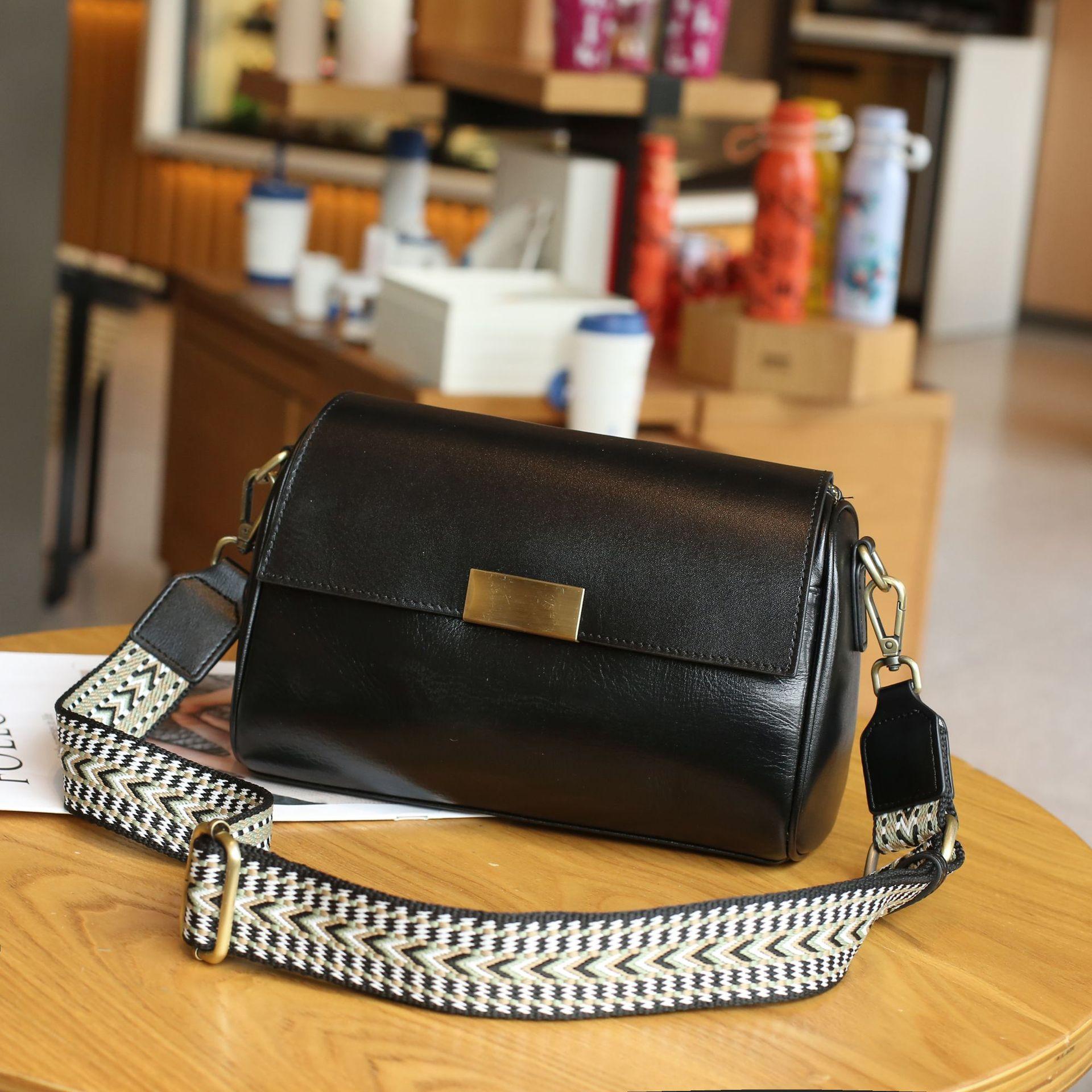 

Женская сумка на одно плечо, Модная сумка большой вместимости. чёрный