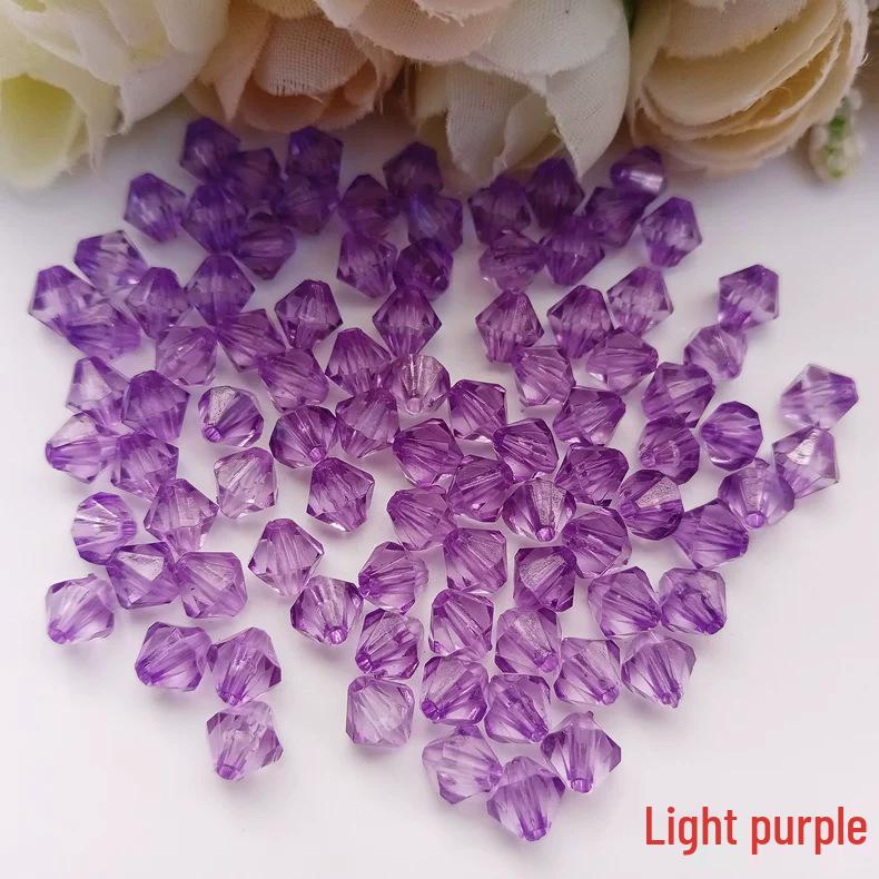 DIY Jewelry Accessories: 6mm Transparent Acrylic Rhombus Beads for Door Curtains