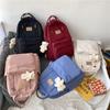 Korean version of schoolbag female college student versatile large-capacity portable lightweight and simple junior high school student travel backpack