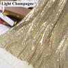 Width 130x50cm Sequin Fabric Sparkly Rose Gold Silver Glitter Fabric For Clothes Stage Party Wedding DIY Decoration