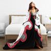 Turbo Granny Dandadan Anime Flannel Blankets  Creative Throw Blanket for Bed Sofa Couch 200x150cm Plush Thin Quilt,