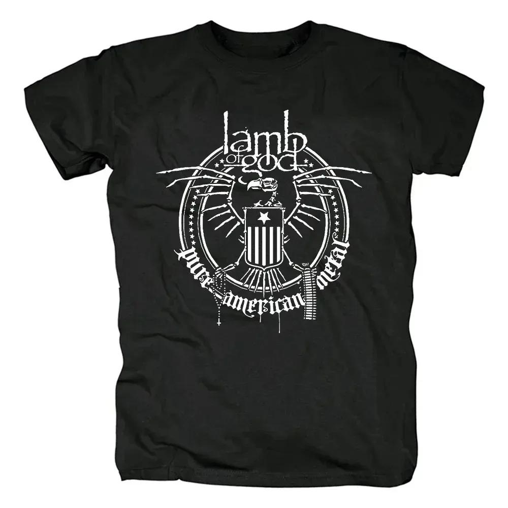 

God s Lamb Heavy Metal Band T-Shirt - Men s Printed T-Shirt - Summer Short Sleeve - Casual Style - Yoko-style Clothing T-Sh... S разноцветный