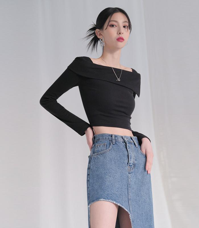 Urban Dress Beauty Shoulder T-Shirt - 5Col