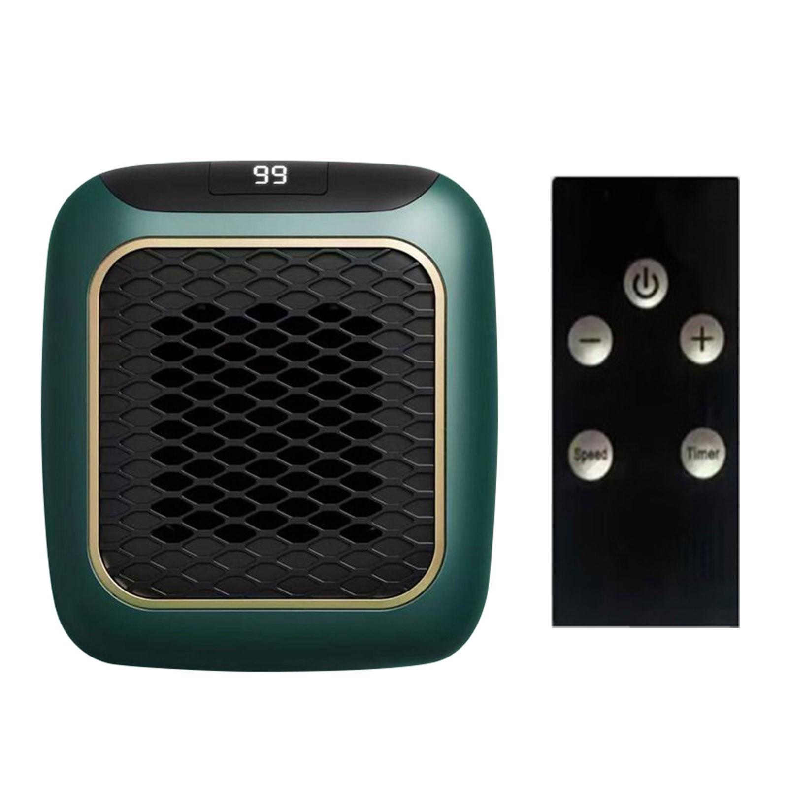 

Wall-mounted Heater With Remote Control, 800W One Size зелений
