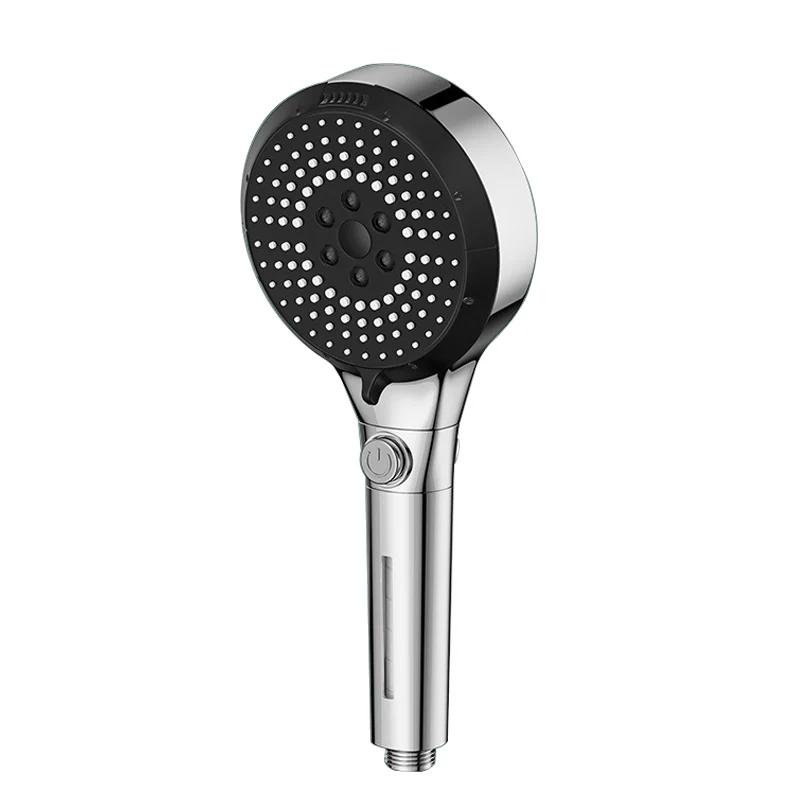 Multifunctional 6 Mode Adjustable Filter Sprayer Household Bathroom Large Water Volume ShowerHead Booster Handheld Shower Nozzle