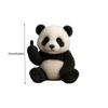 Soft Emotional Support Plush Toy Realistic Cow/Raccoon Cute Plush Toy Doll Companion Healing Panda Finger Plush Animal Toy