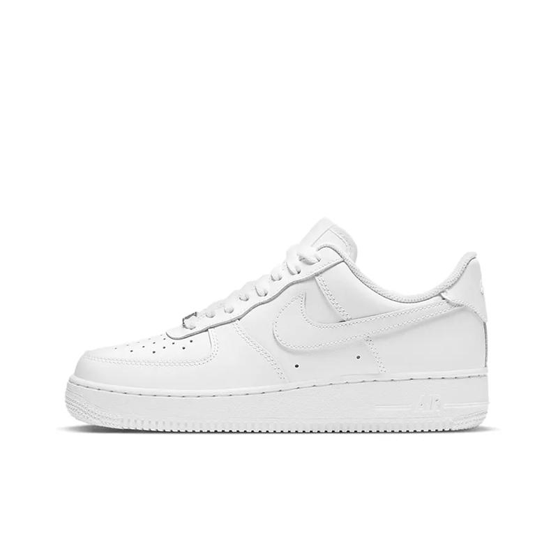 Nike Air Force 1 Triple White Comfortable Classic Retro Style Durable Breathable Kids Sneakers Kids Sneakers AD8959-100