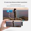 Wireless Lapel K8K9 Microphone for Mobile Streaming and Outdoor Recording with Noise Reduction