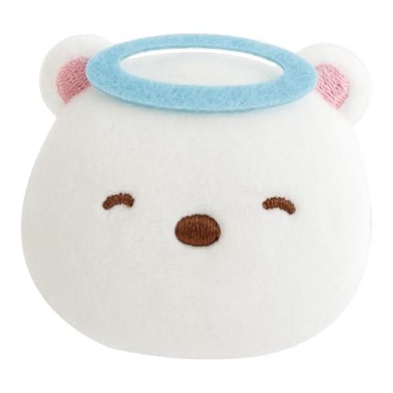 AB38701 Sumikko Gurashi Emojis Plush Stuffed Badge Polar Bear