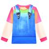 19758 Kids Boys Girls Rainbow Roblox Printed Casual Long Sleeves T-Shirt Pants Trousers Clothes Sets