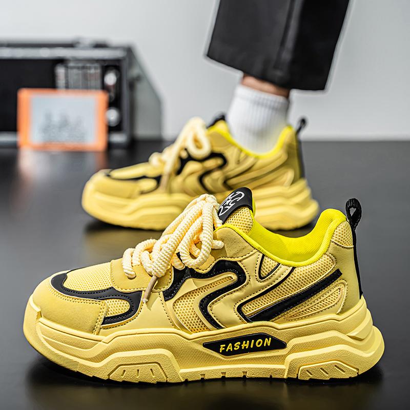 Men 's Casual Four Seasons Fashion Skateboarding Students Comfortable Sneakers Boys Trending Soft Sole Breathable Shoes