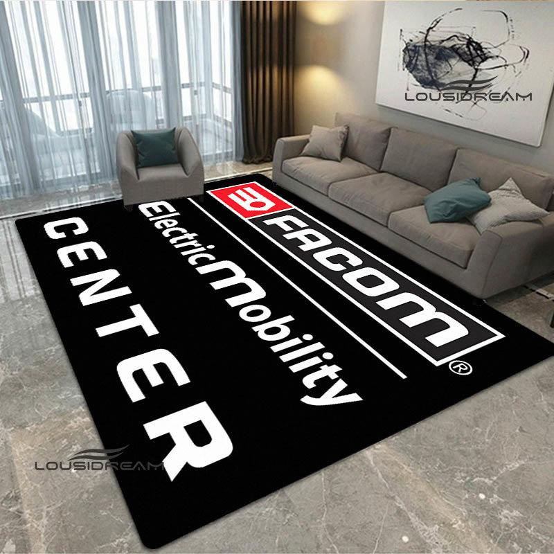 

FACOM printing carpet fashion logo living room bedroom beautiful non-slip carpet