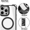 Shockproof Strap Case For iPhone 16 15 13 12 17 14 Pro Max Plus 16E Magnetic Crossbody Lanyard Cord Transparent Clear Back Cover